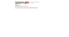 Desktop Screenshot of impresa.gov.it